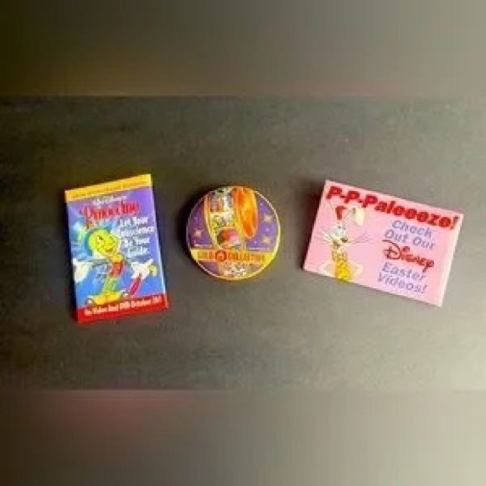 Disney Promotional Pin and Cards - Multicolor
